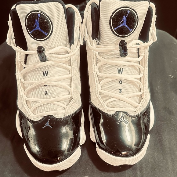 Jordan 6 Rings size 9.5 white/black - Picture 1 of 4